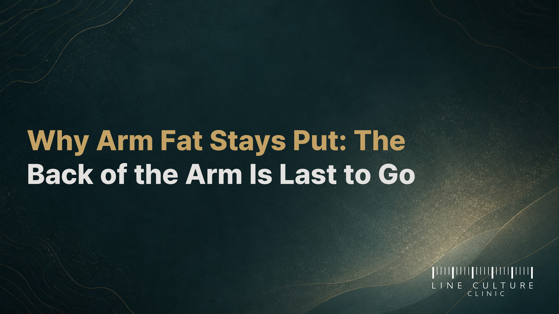 Why Arm Fat Stays Put: The Back of the Arm Is Last to Go - Line Culture Clinic