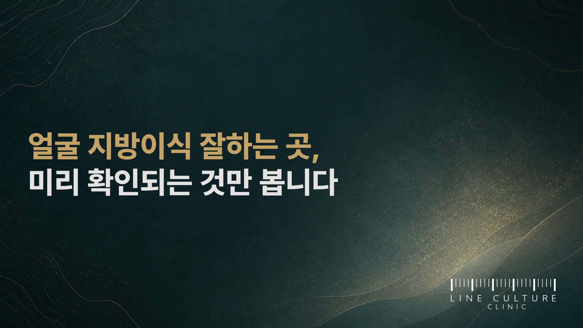 얼굴 지방이식 잘하는 곳, 미리 확인되는 것만 봅니다 - 라인컬처의원