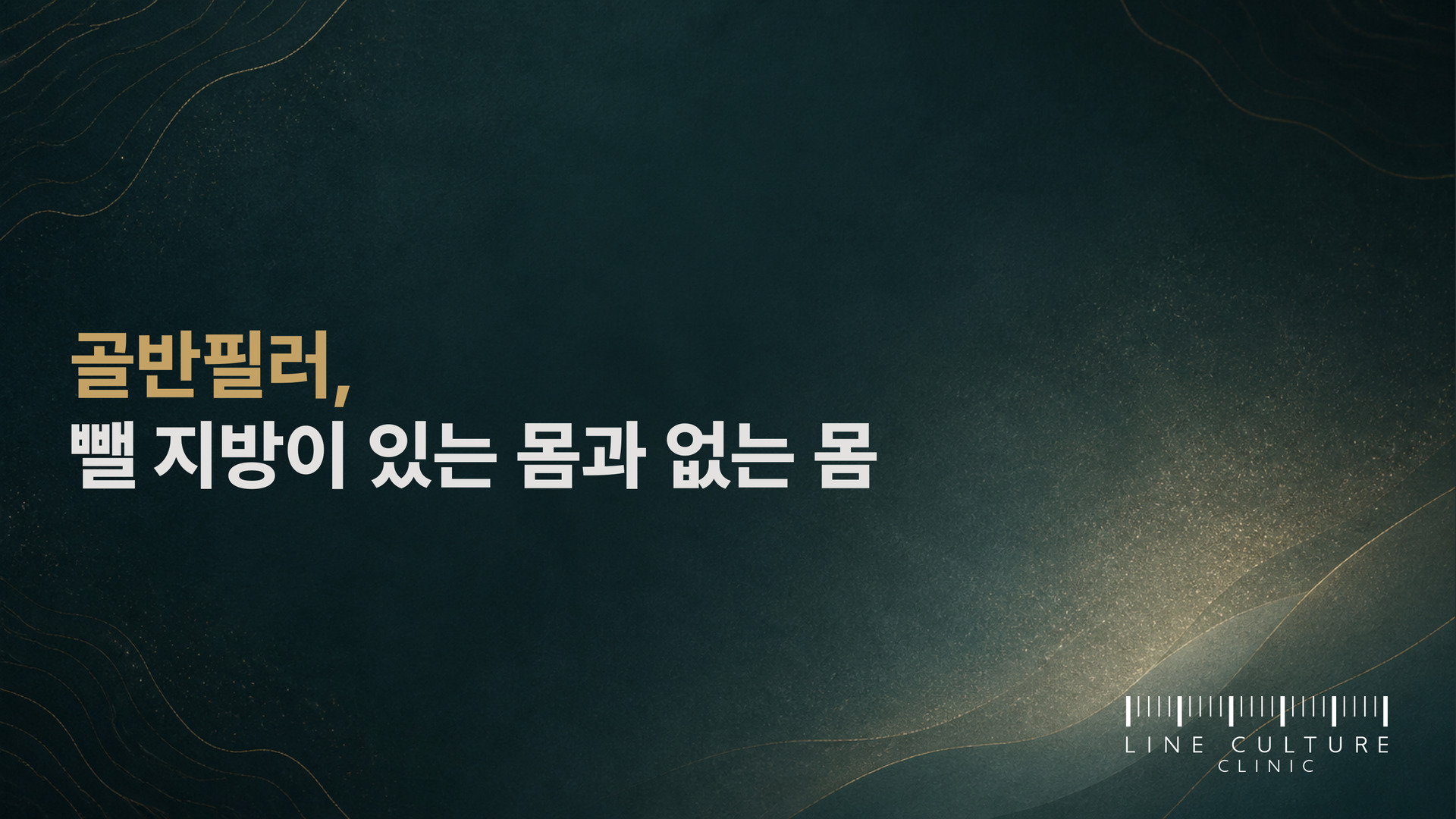 골반필러, 뺄 지방이 있는 몸과 없는 몸 - 라인컬처의원